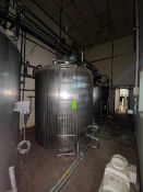 Cherry- Burrell 1,000 Gal. Batch Pasteurizer , M/N EPDPA, S/N 1000-66-1329, with Top Mounted