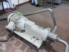 20 HP In-Line High Shear Pump Pump, M/N SP1, S/N 136390, Super E Motor, 230/460 Volts, 3