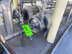 25 hp Centrifugal Pumps, with Sterling Motors, 208-230/480 Volts, 3 Phase, 3510 RPM (LOCATED IN