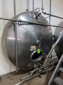 Aprox. 6,000 Gal. S/S Jacketed Horizontal Tank, Internal Tank Dims.: Aprox. 19 ft. 4” L x 7 ft. 7”
