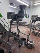 Urschel Shredder, M/N CC-D, S/N 4137, with Baldor 7.5 Motor, 1775 RPM Motor, Mounted on S/S Portable