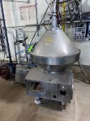 Okma S/S Separator, Type SM0723, Nr. 37139, with S/S Balance Tank, with Associated Motor, Guard, &