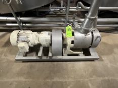 G&H 7.5 hp Positive Displacement Pump, with Sterling Motor, 208-230/460 Volts, 3 Phase, Mounted on