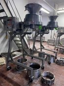 Urschel Shredder, M/N CC-D, S/N 4134, with Baldor 7.5 Motor, 1775 RPM Motor, Mounted on S/S Portable