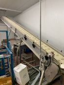 (3) Sections of Product Conveyor, Includes 1-Straight Section, 1-Incline Section with Aprox. 17” W