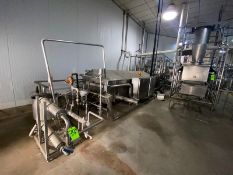 Viking 2-Lane S/S Cheese Molder, with S/S Molds Installed In Machine, with S/S Heat Exchanger, S/S