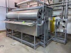 S/S Brine Filtration Unit, M/N RDS-36-120-008, S/N 45002, with Aprox. 40” Dia. Drum, with (2)