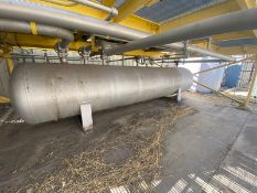 Horizontal Ammonia Accumulation Tank (LOCATED IN MANTECA, CA)