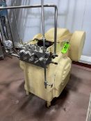 Gaulin Homogenizer, Type: 290HP DJF 9A 38 RS, S/N 2 61 1384, 3-Pistons