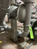 S/S Diaphragm Pump, Mounted on S/S Frame (LOCATED IN MANTECA, CA)