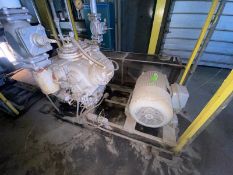 Mycom 6-Cylinder Reciprocating Ammonia Compressor, M/N N8WA, with Induction 100 hp Motor, 230/460