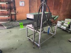 S/S Spray Tunnel, with Aprox. 12” W, with Batter Applicator, Mounted on S/S Portable Frame