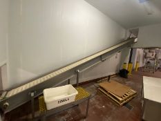 (2) Sections of Product Conveyor, Includes 1-Straight Section of Conveyor, Aprox. 23 ft. L, with