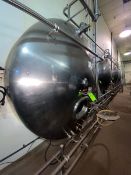 Aprox. 6,000 Gal. S/S Jacketed Horizontal Tank, Internal Tank Dims.: Aprox. 19 ft. 4” L x 7 ft. 7”