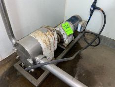 G&H Aprox. 5 hp Positive Displacement Pump, with Motor, Mounted on S/S Skid