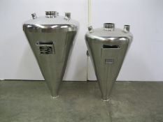 Lot (2) Feldmeier Equipment Stainless Steel Vessel (Loading Fee $50) (Located Springfield, NH) (
