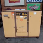 Kaeser Rotary Screw Air Compressor, Model 0B90, S/N 753099, Hr. 90, Volt 460, Phase 3 (Loading