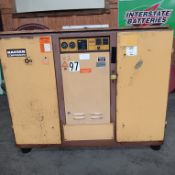 Kaeser Rotary Screw Air Compressor, Model 0B90, S/N 753104, Hr. 90, Volt 460, Phase 3 (Loading