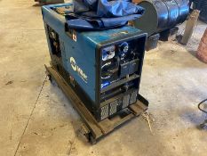 Miller Trailblazer 301G Portable CC/CV, AC/DC, Welder & 10,000 Watt Generator, with Frame & Trailer,