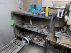 Shelving Unit with Contents, Overall Dims.: Aprox. 48” L x 17” W x 50” H (LOCATED IN CORRY, PA)