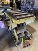 Electric Scissor Table, with Foot Control, Mounted on Portable Frame