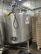TK22 --- 1x Used- DCI Jacketed Tank, 900 Gallon, 316L Stainless Steel, Vertical. Approximate 72