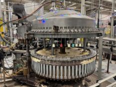 Crown Super Cemco 72-Head Liquid Filler with Crown 15-Head Bottle Crimp Capper (Located Avon, MA) (