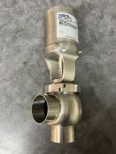 Waukesha 2.5 Stop Vavle, Butt Weld Style, Teflon Stem, Model W6100179, S/N 463666 (Load Fee $50) (