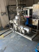 Westfalia SAMM 7006 CIP Milk Separator, 316SS, S/N 1650 946 (Located Linden, New Jersey)