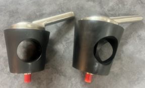 (2) Tri-Clover Plug Valves - (1) 3