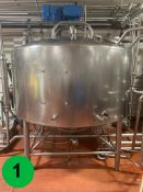 DCI 1,000 Gal. S/S Insulated Processing Tank, S/N, 86-D-33036-A with CIP; Cooling, Heating; 3