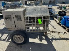 Cement Mixer, Mounted on Wheels with Trailer Hitch (LOCATED IN COLTON, CA)