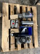 Motors & Electrical Components, Fans, & Mics.(RIGGING, LOADING, & SITE MANAGEMENT FEE: $25.00 USD)