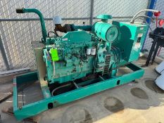 Cummins 413 Series Generator, Engine S/N 45153504, Rated 277 hp @ 1800 RPM (RIGGING, LOADING, & SITE