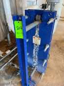 Plate and Frame heat exchanger. Manufactured by Mueller. Model AT20 CLF-150. Serial #190694-01. MAWP