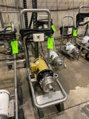 3 hp Centrifugal Pump, with Baldor 3450 RPM Motor, 230/460 Volts, 3 Phase, Mounted on S/S Portable