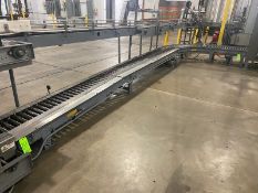 Hytrol Ground Level Roller Conveyor, Aprox. 30 ft. L (LOCATED IN FREDERICK, MD)