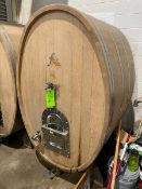 10BBL White Oak Oval Horizontal Foeder. Manufactured by Foeder Crafters of America. Front Man Doors.