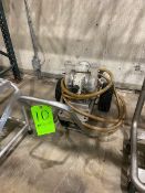 2016 Wilden Plastic Diaphram Pump, S/N 0030012872, Mounted on Portable Frame (LOCATED IN