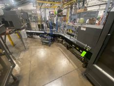 Hytrol Ground Level Roller Conveyor, Aprox. 30 ft. L (LOCATED IN FREDERICK, MD)