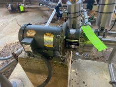 3 hp Centrifugal Pump, with Baldor 3450 RPM Motor, 230/460 Volts, 3 Phase (LOCATED IN FREDERICK, MD)