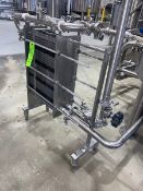 Thermaline 2-Section Plate Heat Exchanger, M/N 15505-SS-86, S/N 15105-01, MAWP 150 PSIG MAWT 251