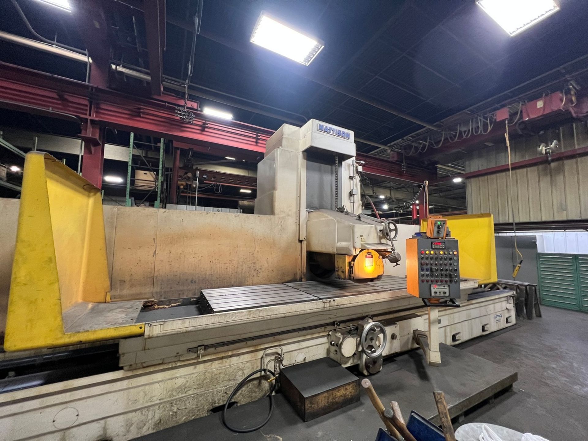 42" x 144" Mattison Horizontal Surface Grinder