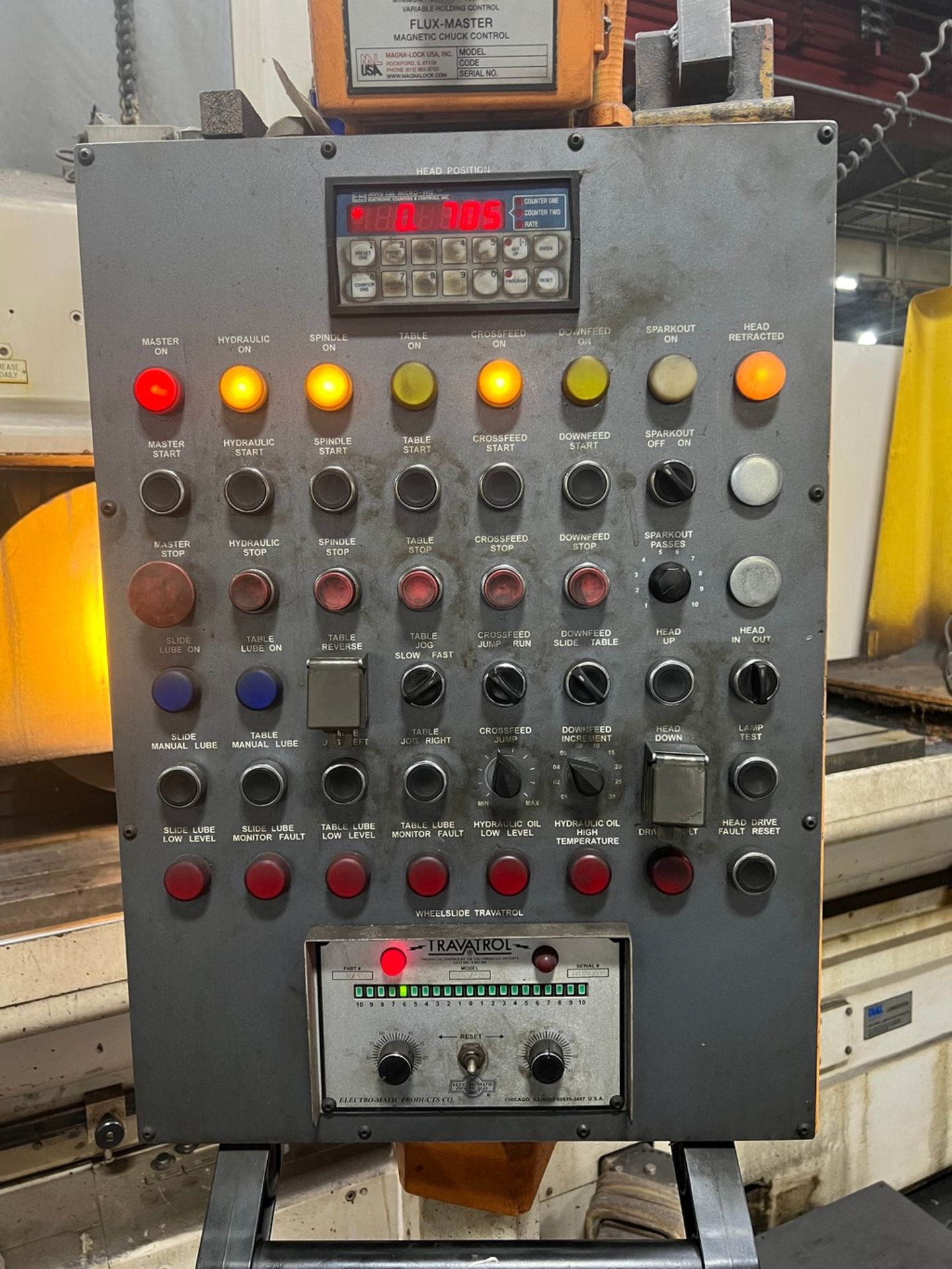42" x 144" Mattison Horizontal Surface Grinder - Image 2 of 12