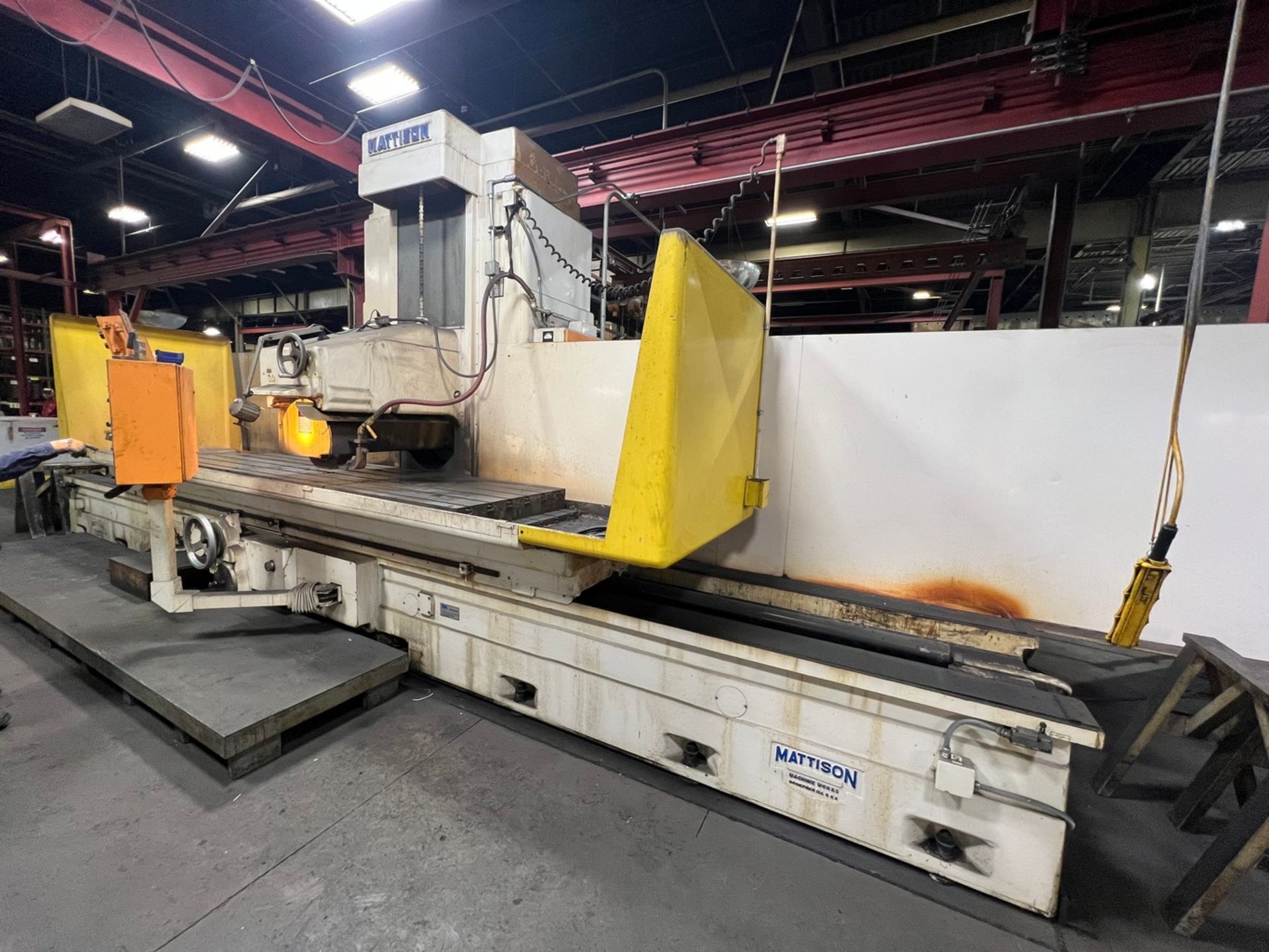 42" x 144" Mattison Horizontal Surface Grinder - Image 4 of 12