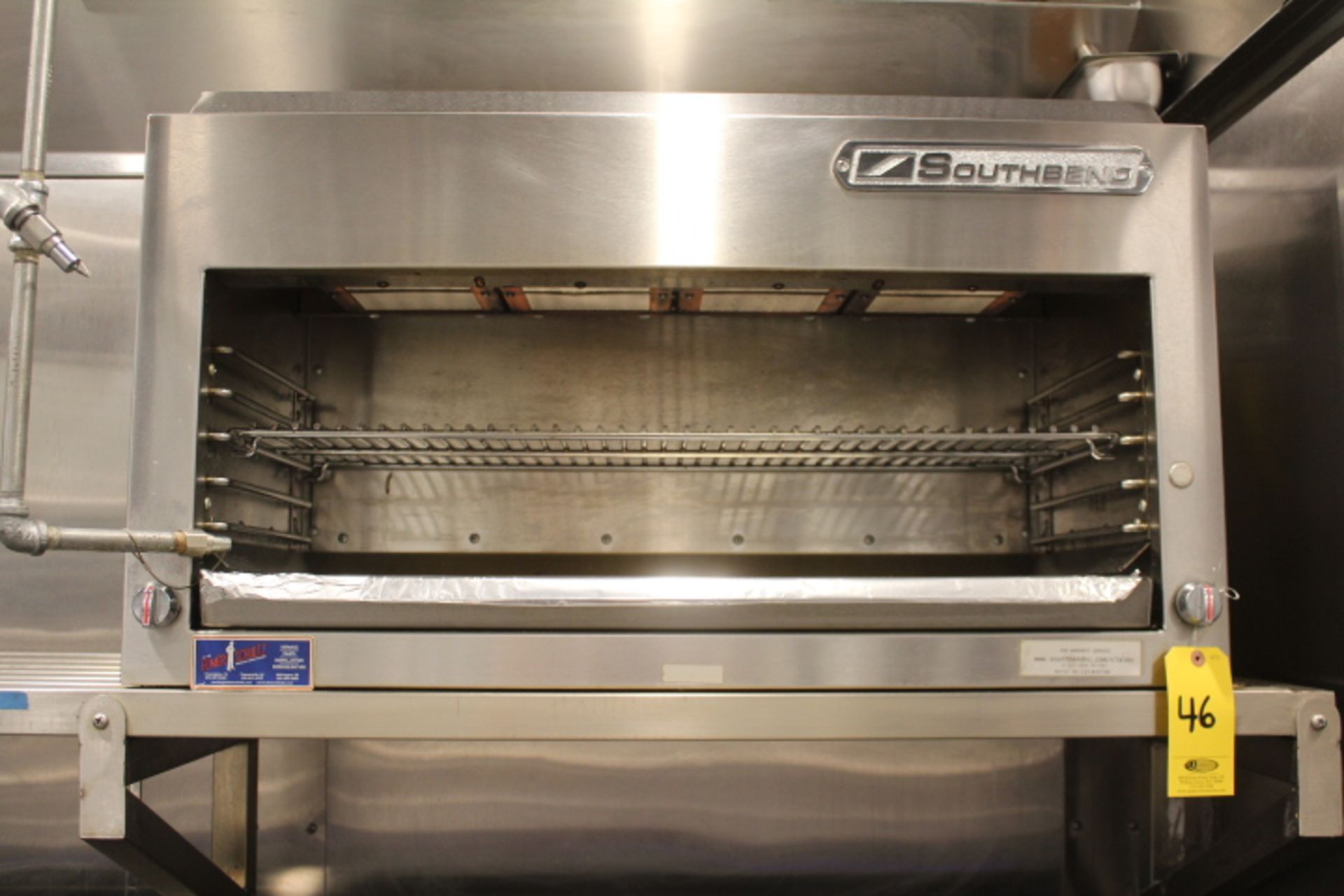 SOUTHBEND GAS SALAMANDER BROILER, (INCLUDED IN BULK BID LOT 0)