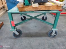 Heavy duty steel work cart, 36