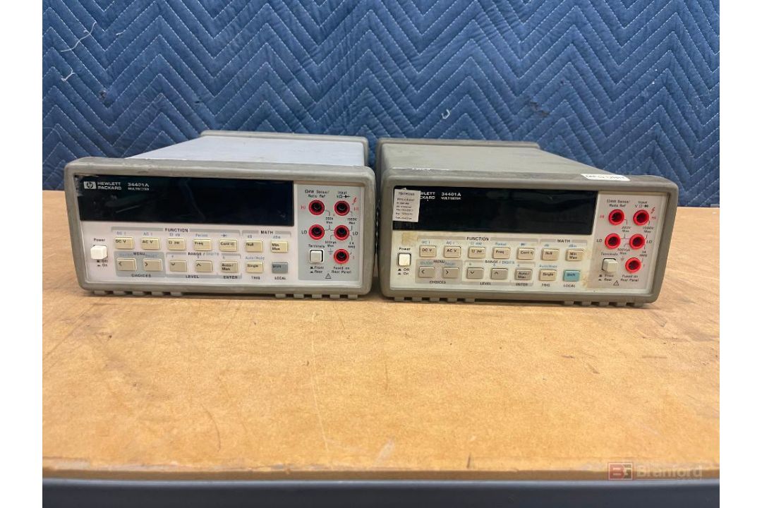 (2) Hewlett Packard 34401A Multimeters - Image 4 of 4