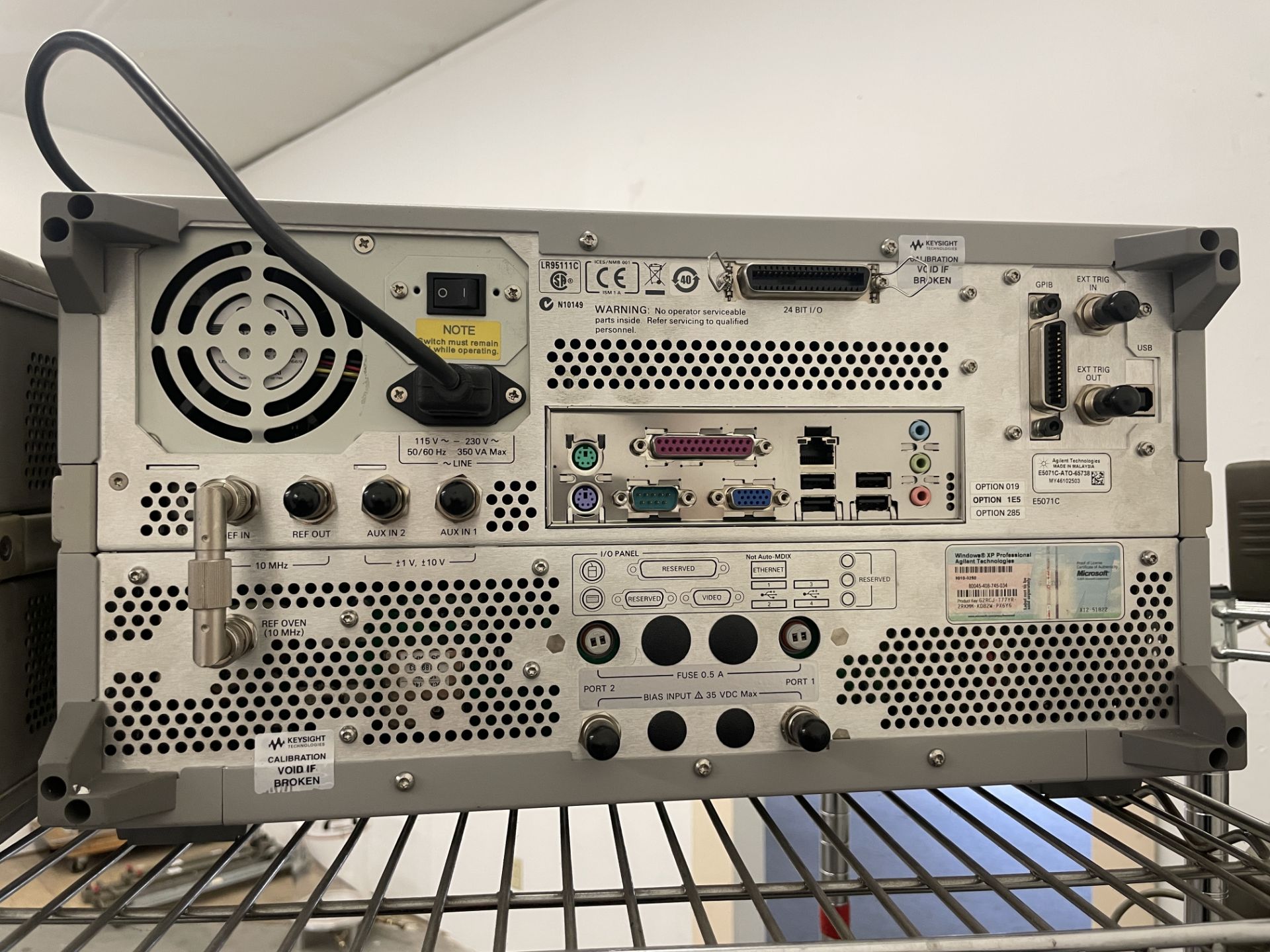 Agilent Technologies E5071C ENA Series Network Analyzer - Image 4 of 5