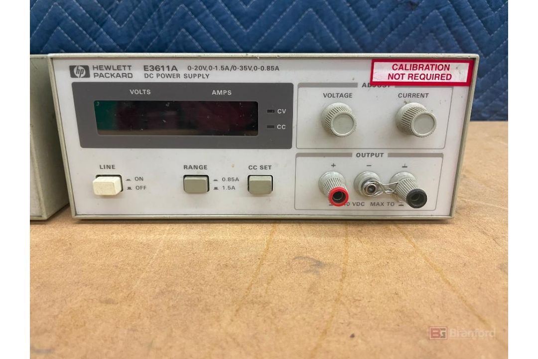 (2) Hewlett Packard E3611A DC Power Supplies - Image 2 of 3